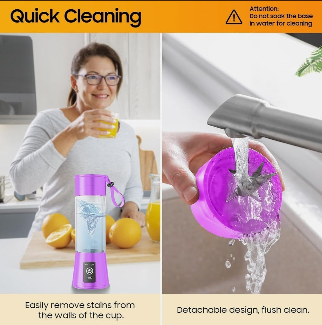 AeroBlend™ Portable Blender – USB-C Rechargeable Personal Smoothie Maker & Juicer