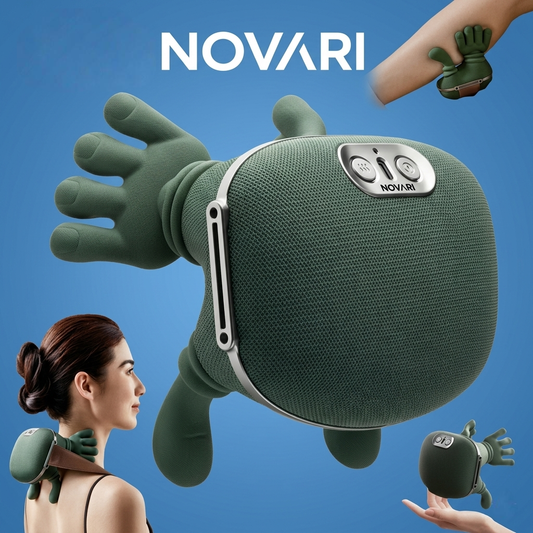 NOVARI™ Bionic Hand Neck & Shoulder Massager with Heat Therapy