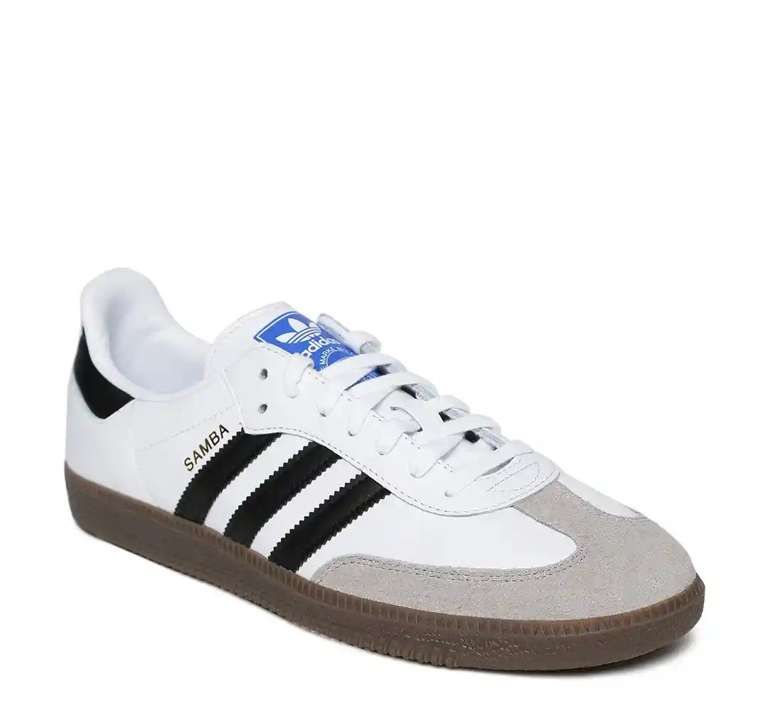 ADIDAS Originals Men White Samba Og Lace-Ups Sneakers