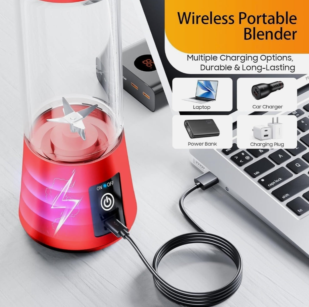 AeroBlend™ Portable Blender – USB-C Rechargeable Personal Smoothie Maker & Juicer