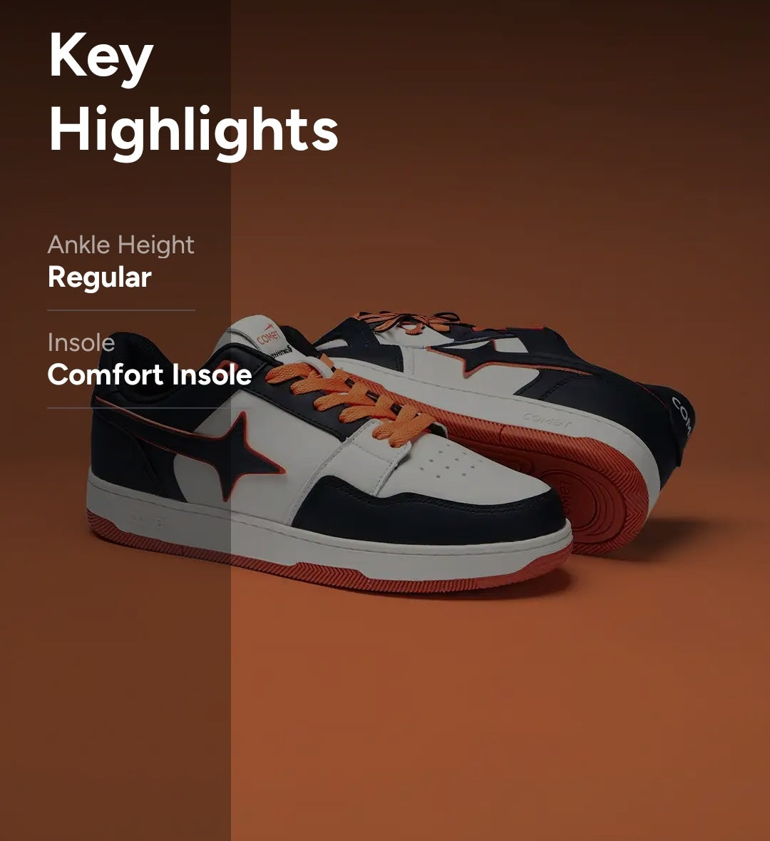Comet Unisex X Lows Pumpkin
Sneakers