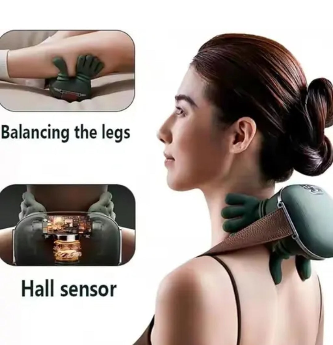 NOVARI™ Bionic Hand Neck & Shoulder Massager with Heat Therapy